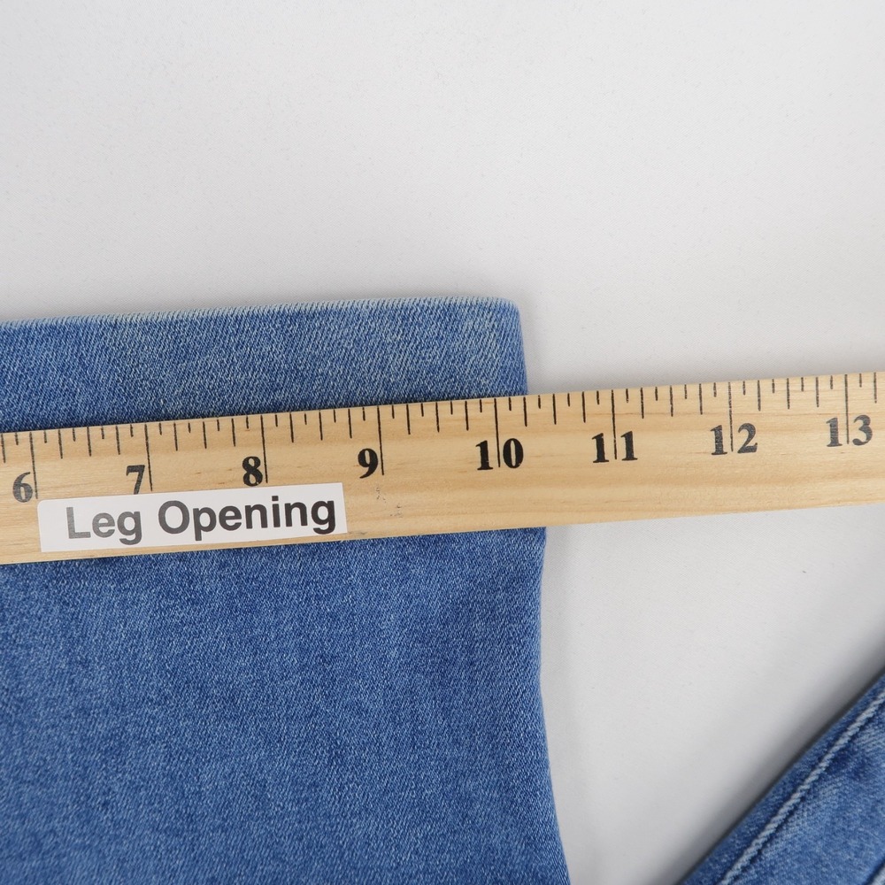 Maeve The Colette Jeans Womens 28 Blue Cropped Wide Leg High Rise Patch Pockets - Picture 8 of 11